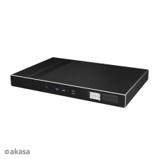 Akasa Galileo TU Plus - Ventilátor nélküli Mini-ITX Case - A-ITX51-M1B számítógép ház