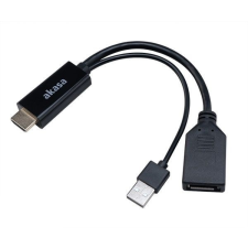 Akasa HDMI to DisplayPort Adapter cable Black (AK-CBHD24-25BK) kábel és adapter