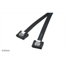 Akasa - Proslim - SATA adatkábel - fekete - 30cm - AK-CBSA05-30BK kábel és adapter