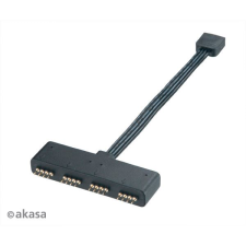 Akasa RGB LED elosztó kábel (AK-CBLD02-10BK) (AK-CBLD02-10BK) kábel és adapter