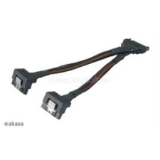 Akasa SATA power splitter 90° (AK-CBPW15-15BK) kábel és adapter