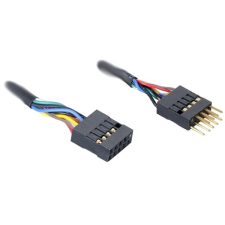 Akasa USB 2.0 Internal Extension 40cm kábel és adapter