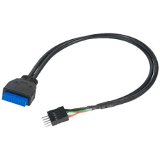Akasa USB 3.0 (19 pólusú) USB 2.0 (9 pólusú) kábel és adapter