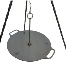  Akasztható + 3rövid lábbal hús sütő tárcsa 44 cm sütés és főzés