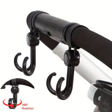  Akasztó Babakocsihoz, Forgatható Kampó babakocsi kiegészítő