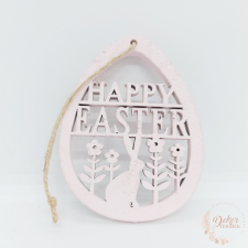  Akasztós fa tojás - rózsaszín dekorációs kellék