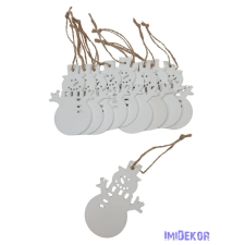  Akasztós hóember dekorációs kellék