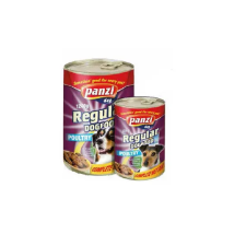  Akciós raklapos ár: Panzi Regular konzerv - szárnyas - kutyáknak (1240g) kutyaeledel