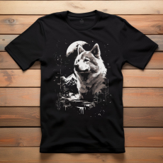  Akita póló (Férfi)(DARK)