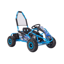 Akkumulátoros autó buggy Predator kék elektromos járgány