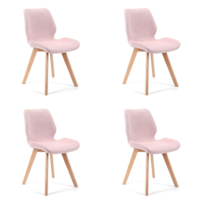 AKORD Furniture Factory 0159 Étkezőszék szett 4 db - rózsaszín bútor
