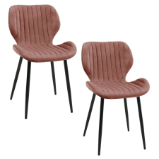 AKORD Furniture Factory 017 Étkezőszék szett 2 db - púder rózsaszín bútor