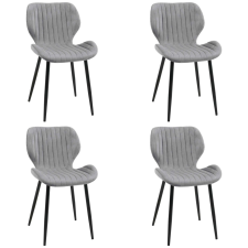 AKORD Furniture Factory 017 Étkezőszék szett 4 db - szürke bútor