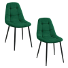 AKORD Furniture Factory 01 Étkezőszék szett 2 db - zöld