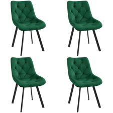 AKORD Furniture Factory 033 Étkezőszék szett 4 db - zöld bútor