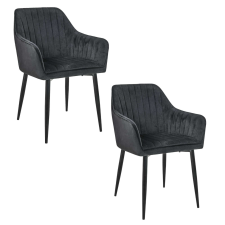 AKORD Furniture Factory 040 Étkezőszék szett 2 db - fekete bútor