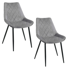 AKORD Furniture Factory 0488 Étkezőszék szett 2 db - szürke bútor
