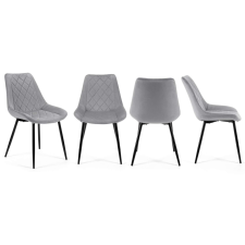 AKORD Furniture Factory 0488 Étkezőszék szett 4 db - szürke bútor