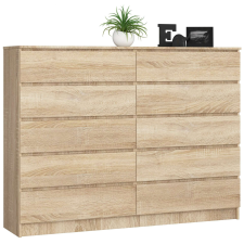 AKORD Furniture Factory 10 fiókos komód P121_160 - sonoma bútor