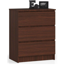 AKORD Furniture Factory 3 fiókos komód P77_60 - wenge bútor