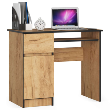 AKORD Furniture Factory Balkezes számítógépasztal P77_90 - kézműves tölgy íróasztal