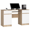 AKORD Furniture Factory CLP A5 2A 2F ÍRÓASZTAL SONOMA / FEHÉR
