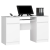 AKORD Furniture Factory CLP Fehér Íróasztal A5 - 135x77x50 cm, 2 Fiókkal, 2 Ajtóval, Laminalt Lemez, ABS Szélű, Kihúzható Billentyűzetpolc, Összeszerelendő