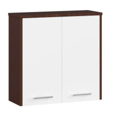 AKORD Furniture Factory Felső Fürdőszoba szekrény P60_60 - wenge/fehér fürdőszoba bútor
