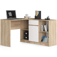 AKORD Furniture Factory Íróasztal komóddal P79_120 - sonoma/fehér íróasztal