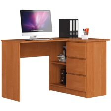 AKORD Furniture Factory Jobbkezes sarok íróasztal P124_77 - égerfa íróasztal