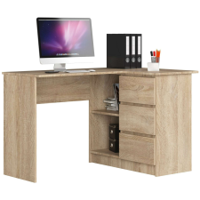 AKORD Furniture Factory Jobbkezes sarok íróasztal P124_77 - sonoma íróasztal