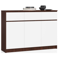 AKORD Furniture Factory Komód K140 3a 3f Clp Venge / Fehér bútor
