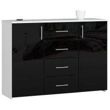 AKORD Furniture Factory Komód K45 Fekete Fényes bútor