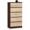 AKORD Furniture Factory Komód P121_60 - wenge-sonoma