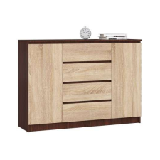 AKORD Furniture Factory Komód P99_138 - wenge-sonoma bútor
