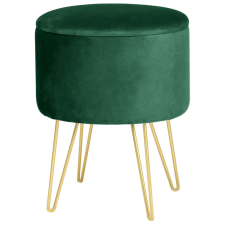 AKORD Furniture Factory Palack zöld lili nyitható puff bútor