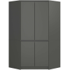 AKORD Furniture Factory Szekrény s100 4d clp grafitszürke szürke
