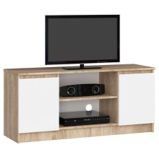 AKORD Furniture Factory TV állvány P55_120 - sonoma-fehér bútor