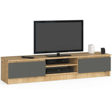 AKORD Furniture Factory Tv Szekrény K160 Clp Artisan Tölgy / Szürke bútor