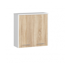 Akord Furniture Fürdőszobai faliszekrény 60x60 cm - Akord Furniture - sonoma tölgy / fehér fürdőszoba bútor