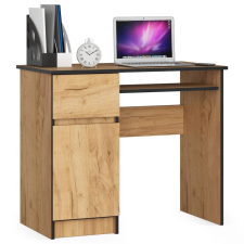 Akord Furniture Íróasztal - Akord Furniture - 90 cm - kézműves tölgy (bal) íróasztal