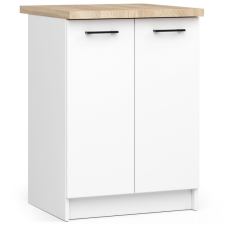 Akord Furniture Konyhabútor alsó szekrény + munkalap - 60 cm - fehér bútor