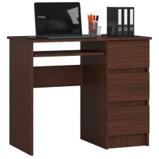 Akord Jobboldali Íróasztal CLP A-6 Wenge 3 Fiókkal, 90x50x77 cm íróasztal
