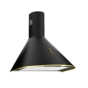 Akpo Chimney Hood Akpo WK-4 Dandys GOLD 60 cm 450 m3/h, Black