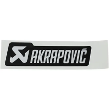 Akrapovic hőálló matrica 120x35mm fekete Akrapovic Kipufogók és alkatrészeik Tömítések, tűzkarikák egyéb motorkerékpár alkatrész