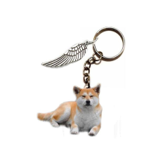Akril akita kulcstartó kulcstartó