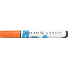  Akril marker, 4 mm, SCHNEIDER &quot;Paint-It 320&quot;, narancssárga filctoll, marker