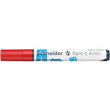 Akril marker, 4 mm, SCHNEIDER &quot;Paint-It 320&quot;, piros filctoll, marker