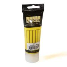  Akrilfesték, művész tubusban, Citromsárga/267 (75 ml) - Südor akrilfesték