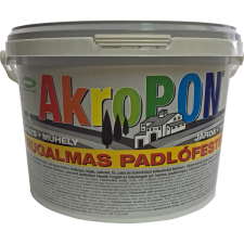 AKROPON KÜL-ÉS BELTÉRI PADLÓFESTÉK KOPÁSÁLLÓ, RUGALMAS 4L VÖRÖS fal- és homlokzatfesték